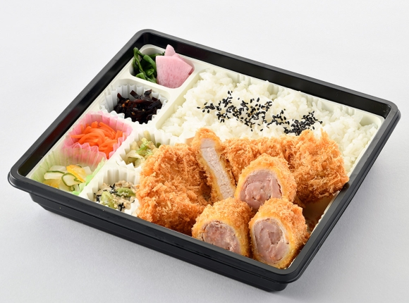 ヘレとロースの合い盛り弁当